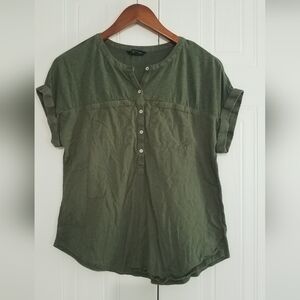 Lucky Brand Sage Green Casual Shirt